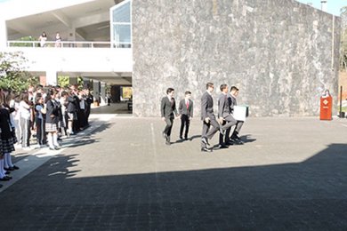 Ceremonia Cívica por el Día de la Bandera