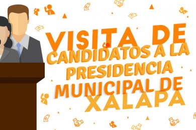 Visita de Candidatos a la Presidencia Municipal de Xalapa