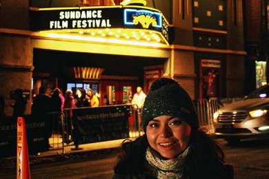 Alumna de Entretenimiento voluntaria en el Festival Sundance