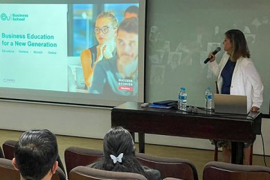 Visita de Cristina González Riquelme de EU Business School