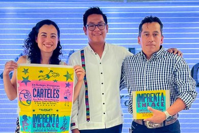 Imprenta Enlace: Carteles de Tradición Tipográfica Mexicana