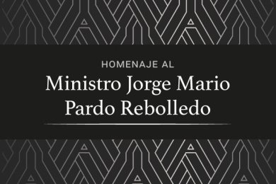 Homenaje al Ministro Jorge Mario Pardo Rebolledo
