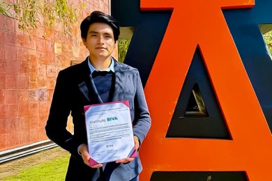 Alumno de Dirección Financiera es Nombrado Embajador BIVA