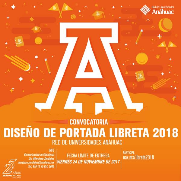 Diseño de Portada para la Libreta Anáhuac 2018