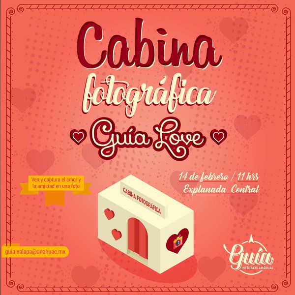 Cabina Fotogr&aacute;fica Gu&iacute;a Love