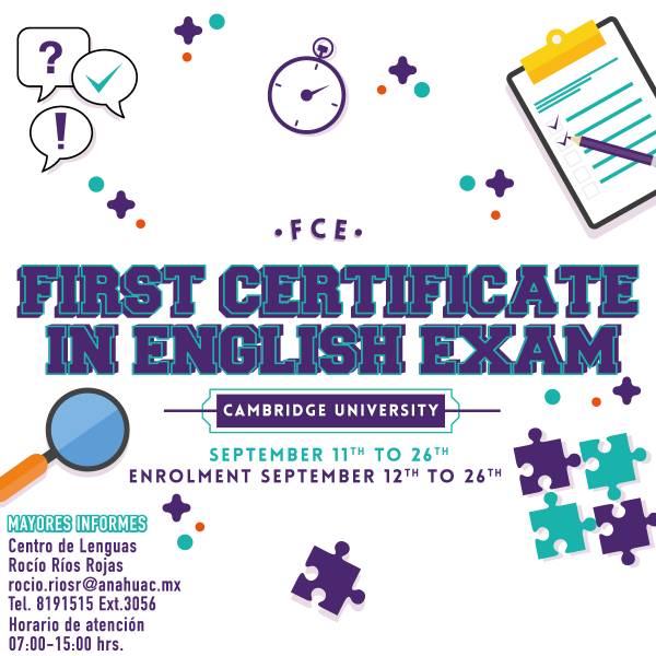 First Certificate in English Exam