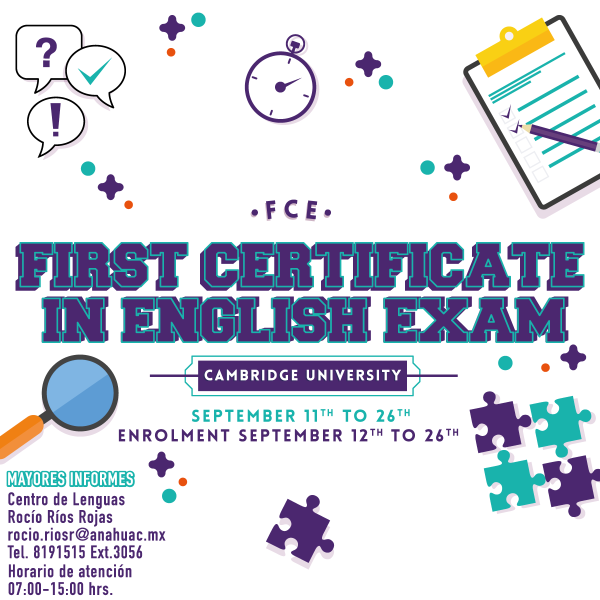 Ver en pantalla completa First Certificate in English Exam