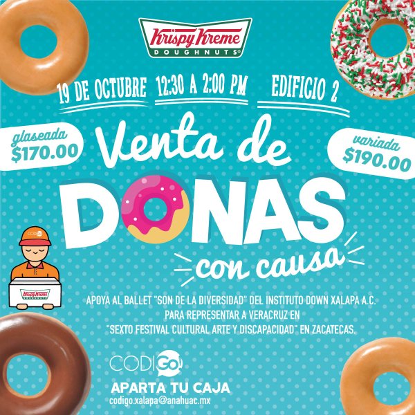 Ver en pantalla completa Venta de Donas con Causa