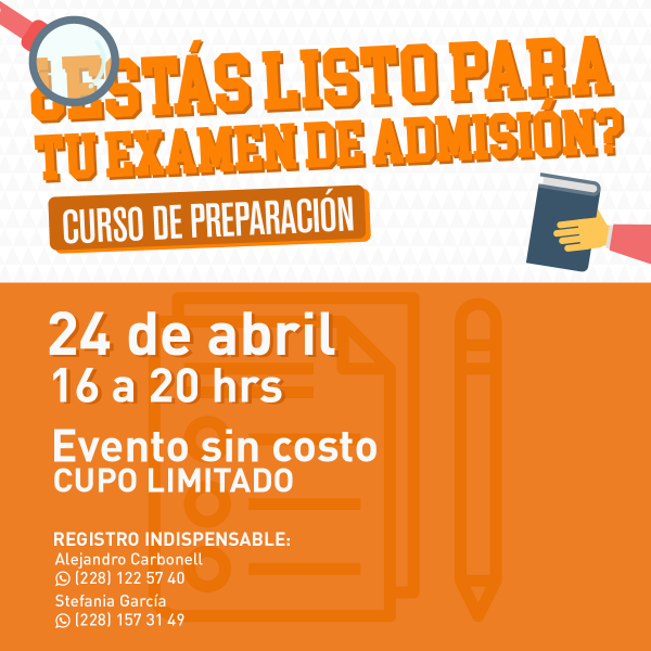 Ver en pantalla completa Curso de Preparación para el Examen de Admisión