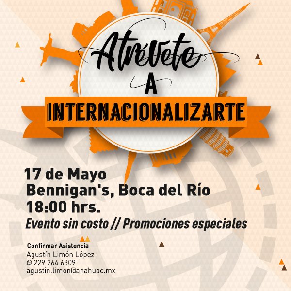 Ver en pantalla completa Atrévete a Internacionalizarte