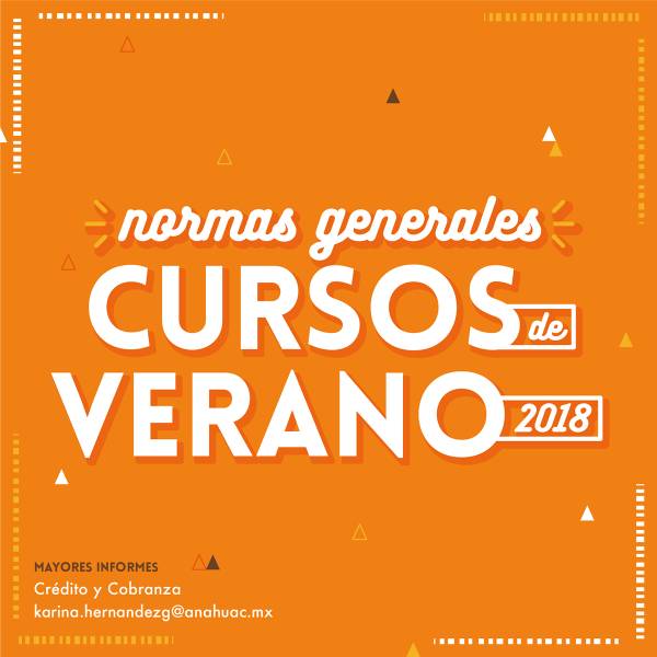 Información para Cursos de Verano 2018