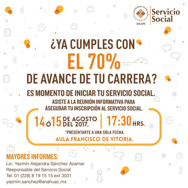 Convocatoria al Servicio Social