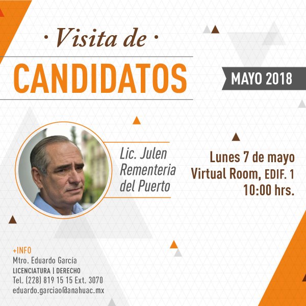 Ver en pantalla completa Visita de Candidatos: Elecciones 2018
