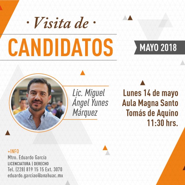 Ver en pantalla completa Visita de Candidatos: Elecciones 2018