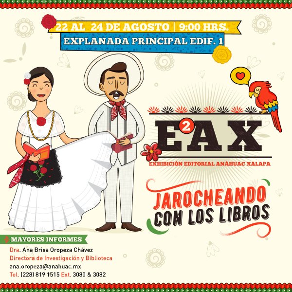 Ver en pantalla completa E²AX: Jarocheando con los Libros