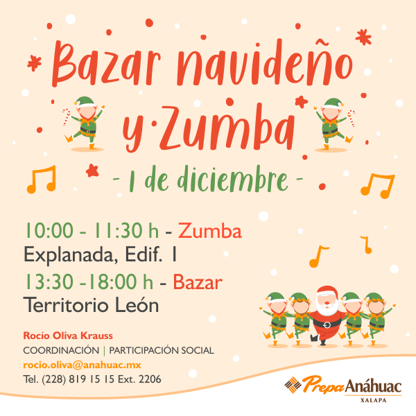 Ver en pantalla completa Bazar Navideño y Zumba