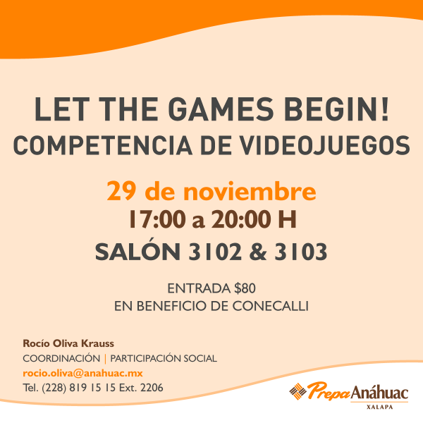 Ver en pantalla completa Let The Games Begin!