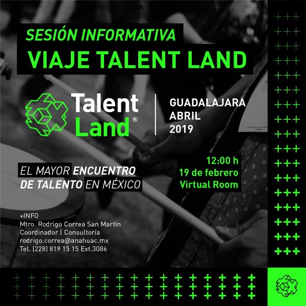 Ver en pantalla completa Sesión Informativa Talent Land Guadalajara 2019