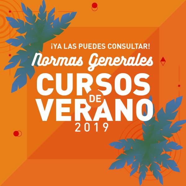 Información para Cursos de Verano 2019