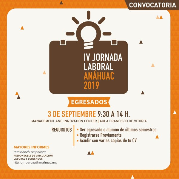 Ver en pantalla completa IV Jornada Laboral Anáhuac 2019
