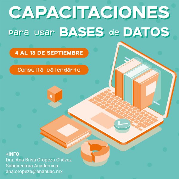 Ver en pantalla completa Capacitaciones para usar Bases de Datos