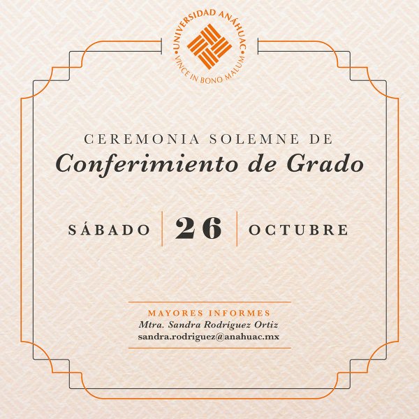 Ceremonia de Conferimiento de Grado