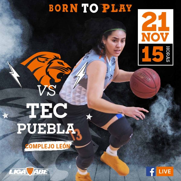 Ver en pantalla completa Básquetbol Femenil ABE: Leonas VS TEC Puebla