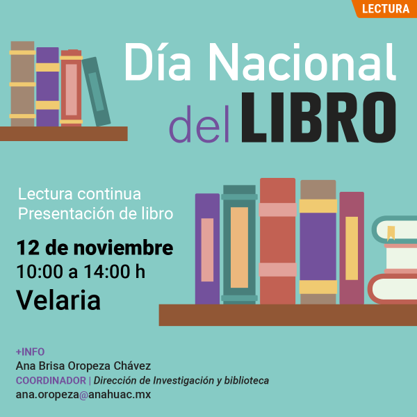 Ver en pantalla completa Día Nacional del Libro