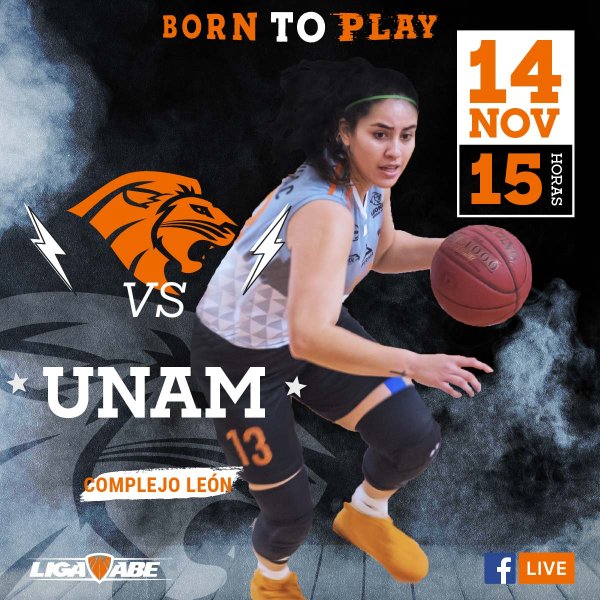 Ver en pantalla completa Básquetbol Femenil ABE: Leonas VS UNAM