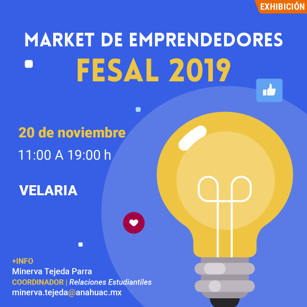 Ver en pantalla completa Market de Emprendedores FESAL 2019