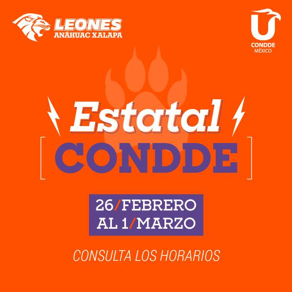 Estatal CONDDE 2020