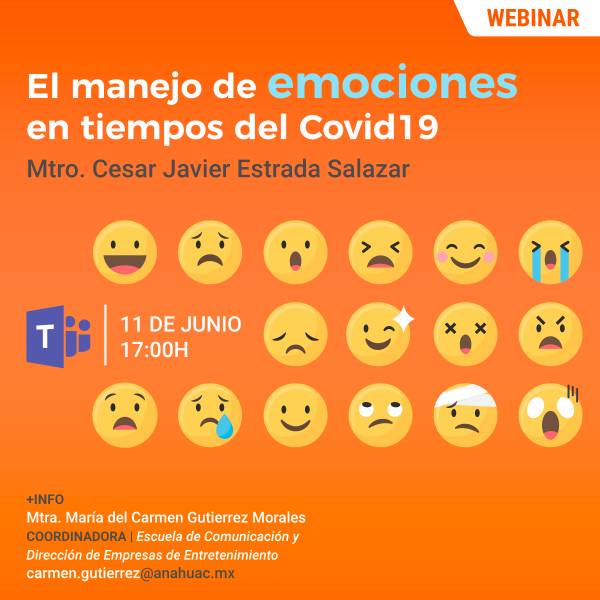 El Manejo de Emociones en Tiempos del Covid19