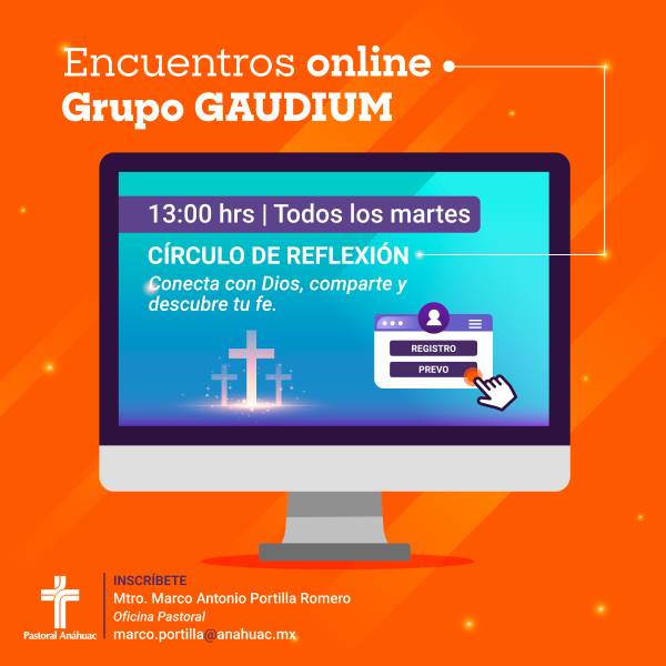 Grupo Gaudium: Encuentros Online del Círculo de Reflexión