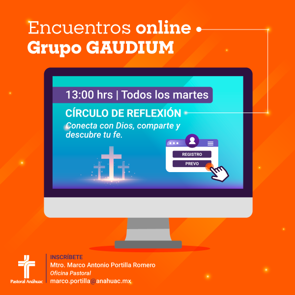 Ver en pantalla completa Grupo Gaudium: Encuentros Online del Círculo de Reflexión