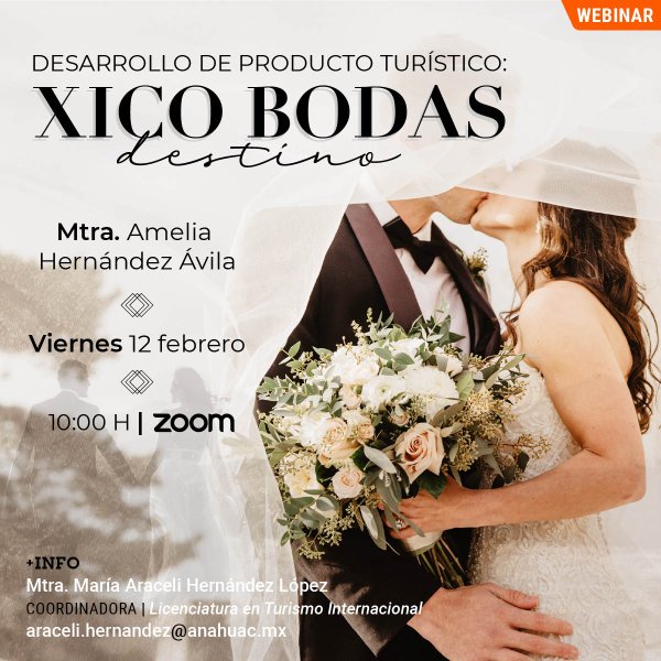 Ver en pantalla completa Desarrollo de Producto Turístico: Xico Bodas Destino