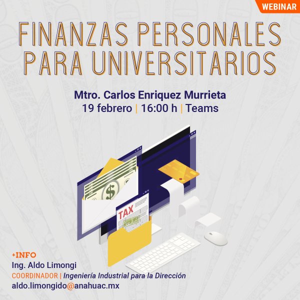 Ver en pantalla completa Finanzas Personales para Universitarios