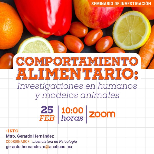 Ver en pantalla completa Comportamiento Alimentario: Investigaciones en Humanos y Modelos Animales