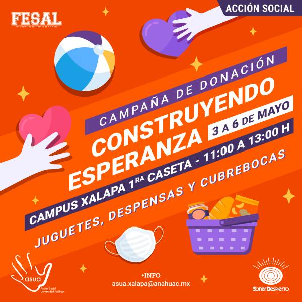 Campaña de Donación Construyendo Esperanza