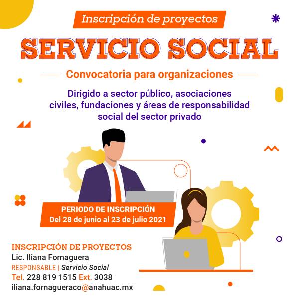 Servicio Social: Convocatoria para Organizaciones