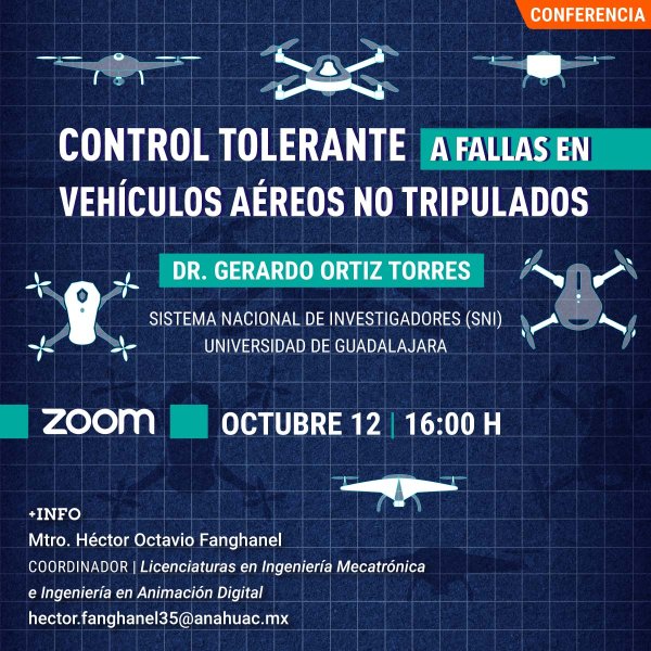 Ver en pantalla completa Control Tolerante a Fallas en Vehículos Aéreos no Tripulados
