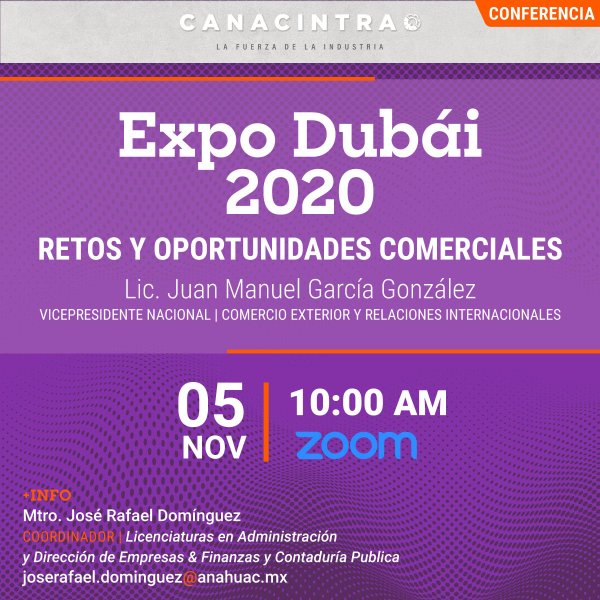 Ver en pantalla completa Expo Dubái 2020: Retos y Oportunidades Comerciales