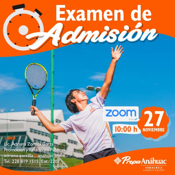 Ver en pantalla completa Examen de Admisión Online Campus Xalapa