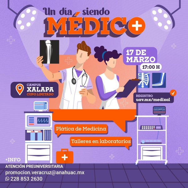 Ver en pantalla completa Un Día Siendo Médico: Campus Xalapa