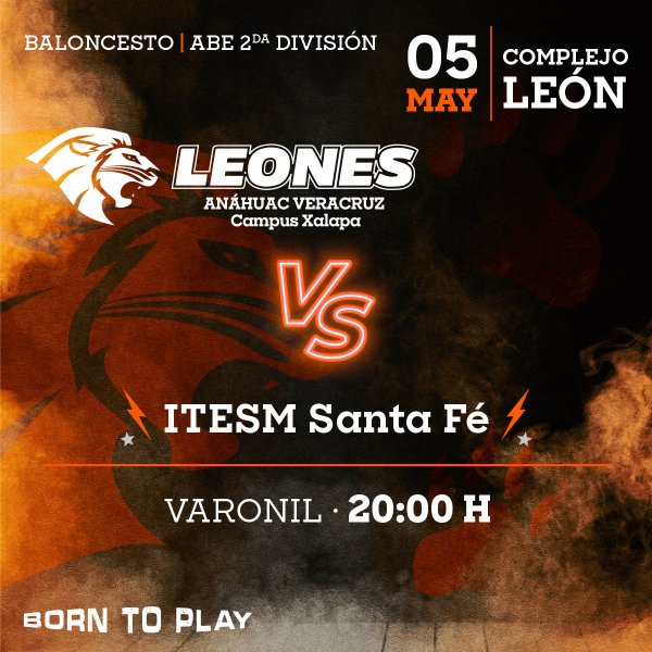 Ver en pantalla completa Baloncesto Varonil ABE: Leones vs ITESM Santa Fe