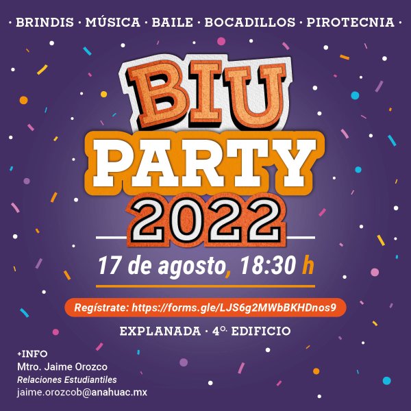 Ver en pantalla completa BIU Party 2022