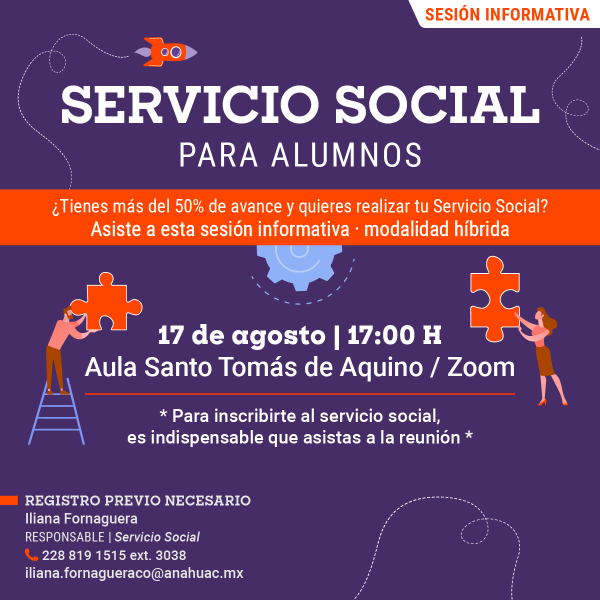 Ver en pantalla completa Convocatoria de Servicio Social para Alumnos