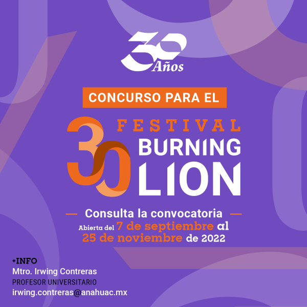 Ver en pantalla completa Concurso para el Festival Burning Lion 30