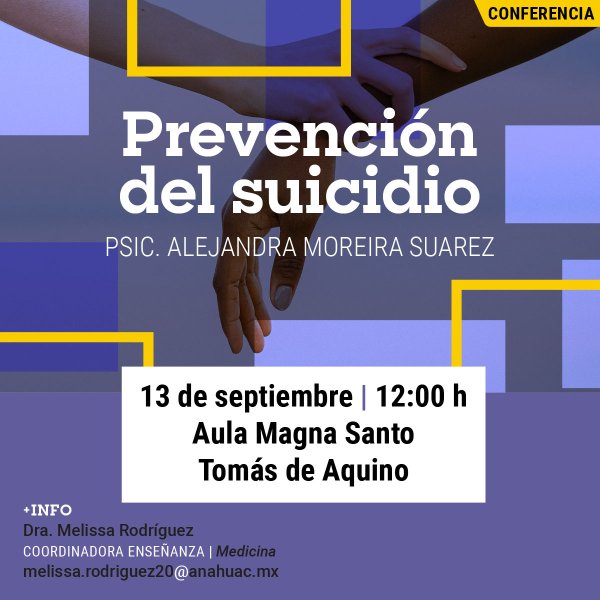 Ver en pantalla completa Prevención del Suicidio