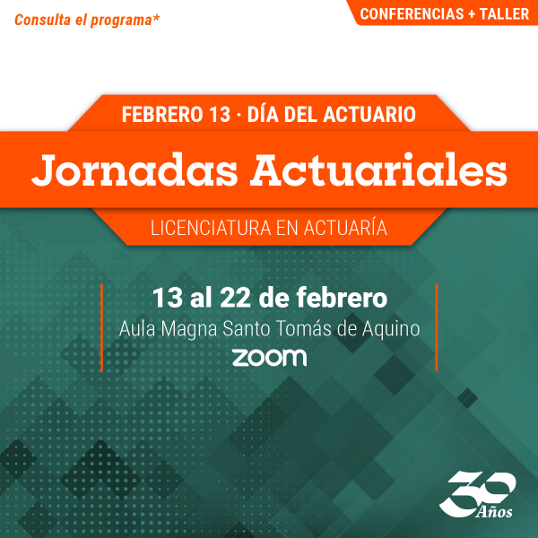Ver en pantalla completa Jornadas Actuariales