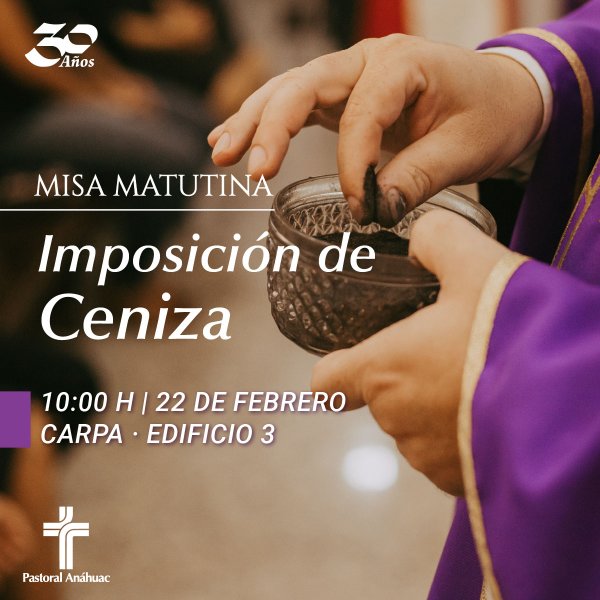 Ver en pantalla completa Misa Matutina de Imposición de Ceniza